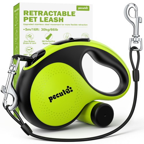 Retractable dog lead - retractable, with