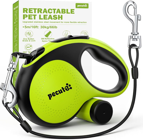 Retractable dog lead with - 5m,