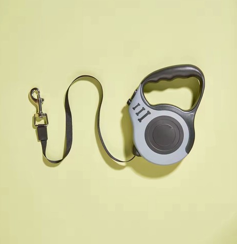 Grey retractable dog lead for - dog,