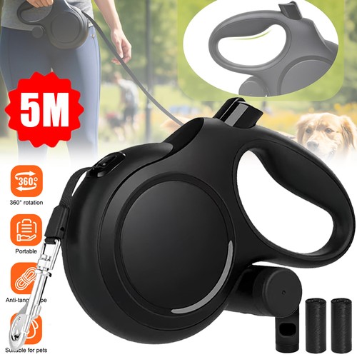 Retractable dog lead - 5m,
