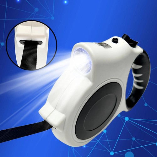 Illuminated retractable dog - illuminated,