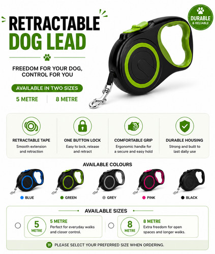 Retractable dog lead - dog,