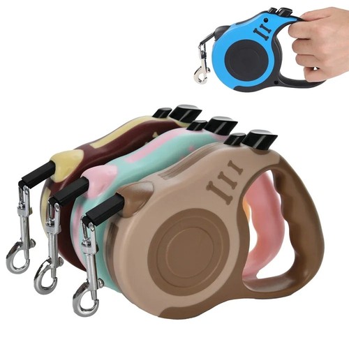Retractable dog leash - 3m, 5m