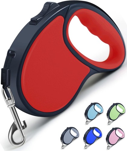 Retractable dog lead - dog, tape