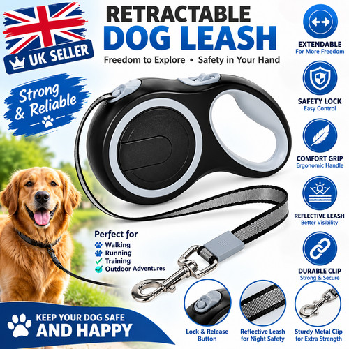 Retractable dog lead - dog,
