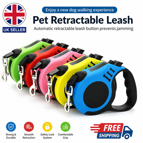 Retractable dog lead - retractable,