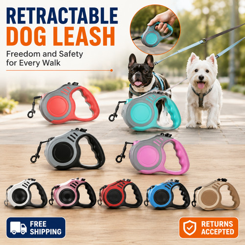 Retractable dog leash strong - dog,