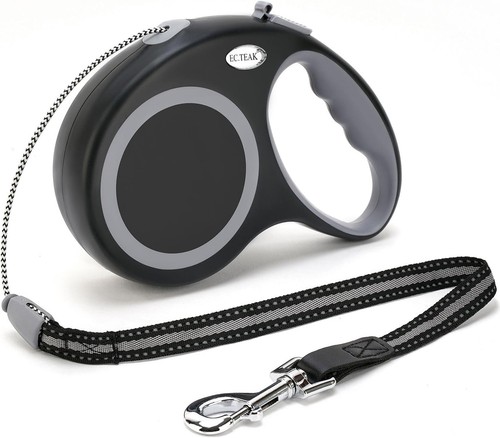 Teak retractable dog - ec.teak,