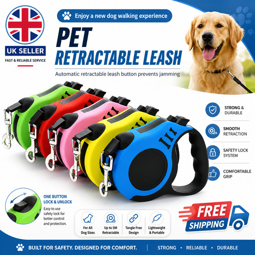 Retractable dog lead - retractable,