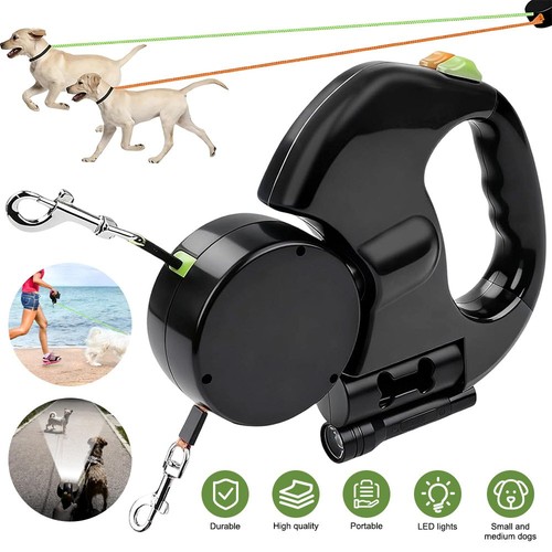 Double retractable dog - double,